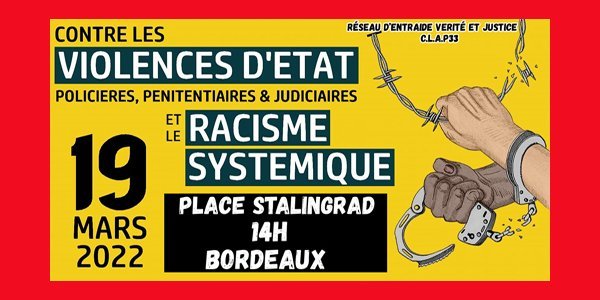 Image:Bordeaux : marche internationale contre les violences policières - 19/03/22