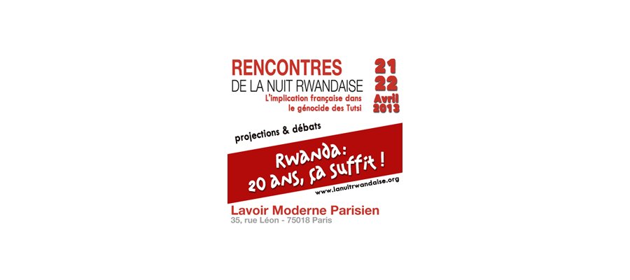 Image:Implication française dans le génocide des Tutsi : Les Rencontres de La Nuit rwandaise