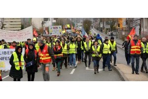 Gilets jaunes à Montbéliard - 12 janvier 2019