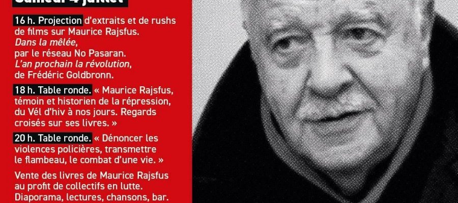 Image:Hommage à Maurice Rajsfus à La Parole Errante